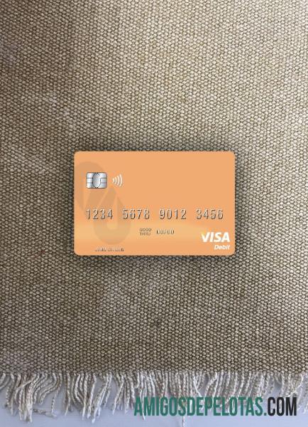 Cartão de débito Visa do Paquistão Al Baraka Bank Photolook Front baixar para verificação